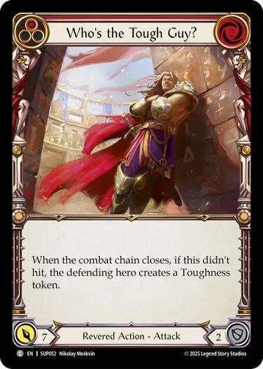 Who's the Tough Guy? (Red) card image