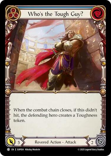 Who's the Tough Guy? (Blue) card image