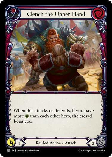 Clench the Upper Hand (Red) card image