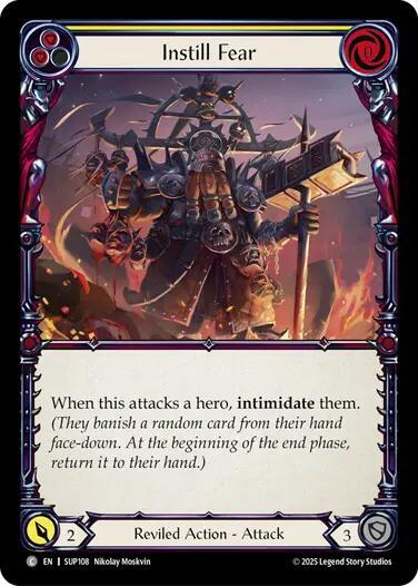 Instill Fear (Yellow) card image