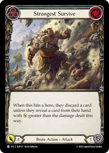 Strongest Survive (Blue) card image