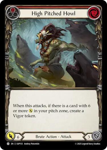 High Pitched Howl (Red) card image