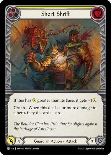 Short Shrift card image