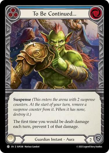 To Be Continued... card image