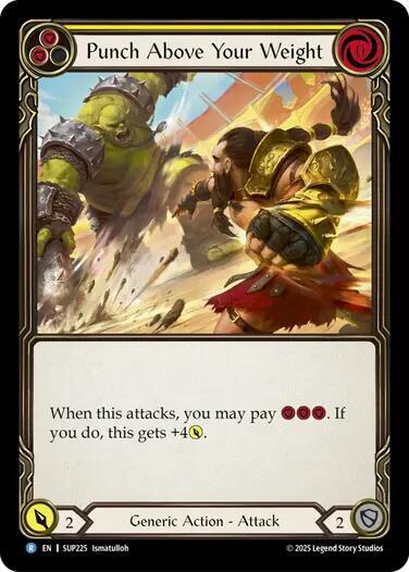 Punch Above Your Weight (Yellow) card image