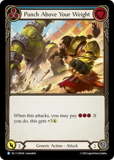 Punch Above Your Weight (Blue) card image