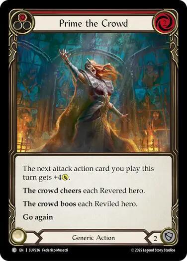 Prime the Crowd (Red) card image