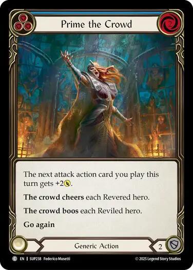 Prime the Crowd (Blue) card image