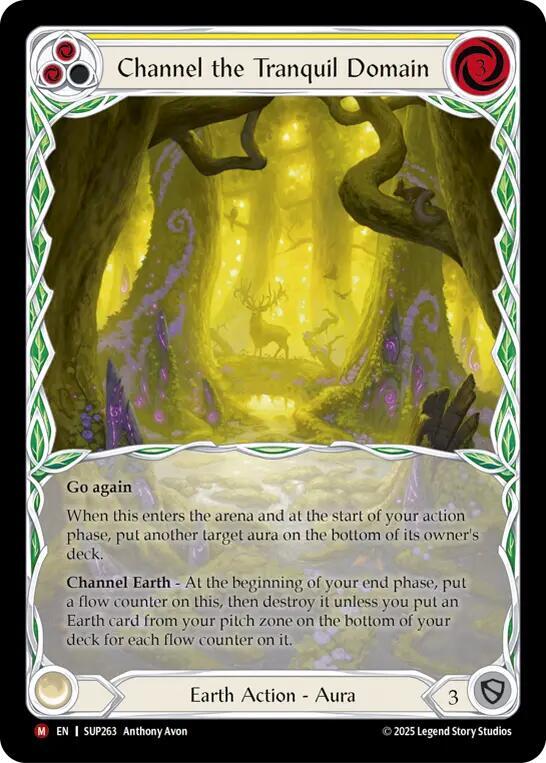 Channel the Tranquil Domain (Extended Art) card image