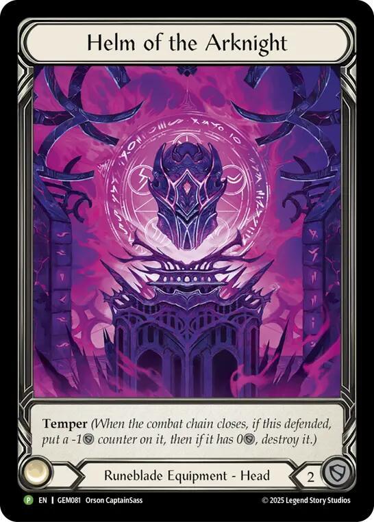Helm of the Arknight card image