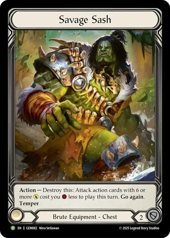 Savage Sash card image