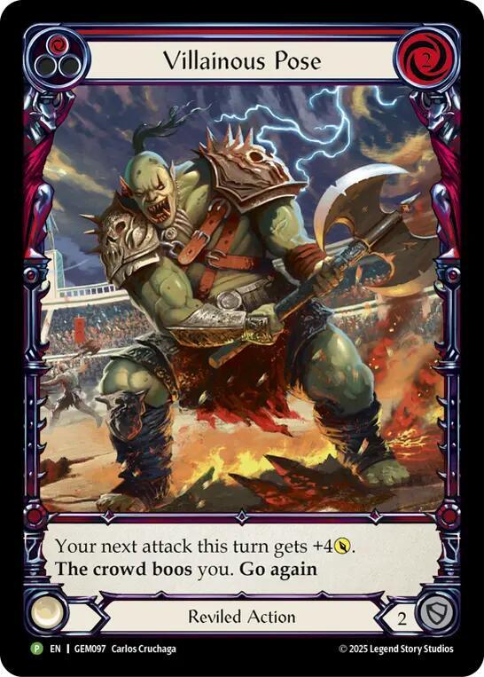 Villainous Pose card image