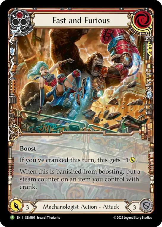 Fast and Furious card image