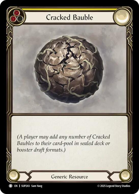 Cracked Bauble card image
