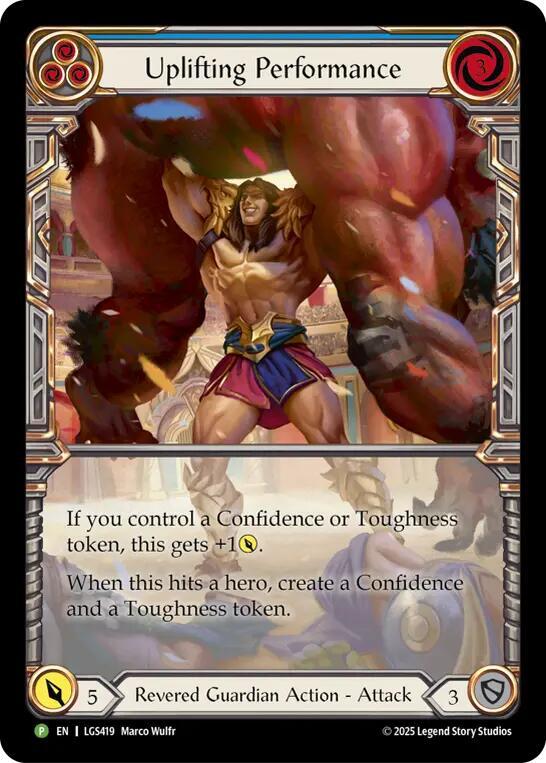 Uplifting Performance - LGS419 card image