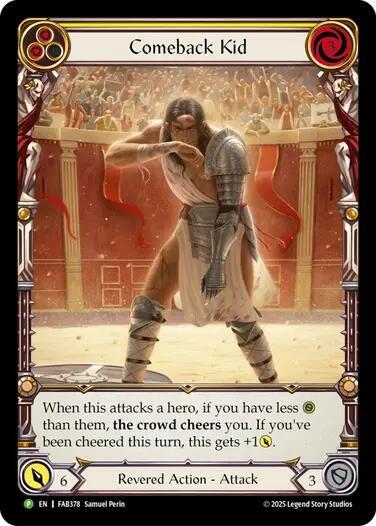 Comeback Kid (Yellow) - FAB378 card image