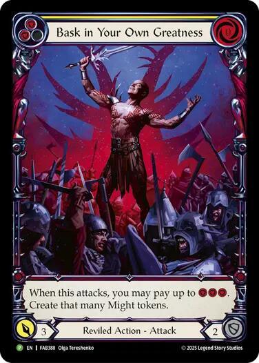 Bask in Your Own Greatness (Yellow) - FAB388 card image