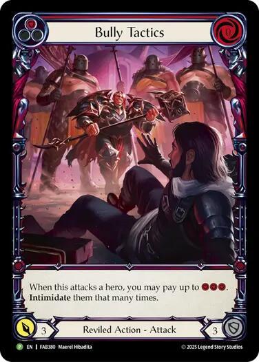 Bully Tactics - FAB380 card image