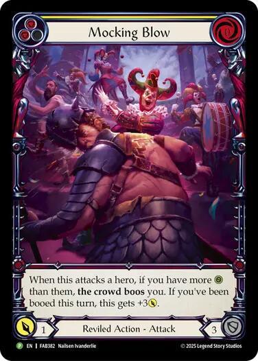 Mocking Blow (Yellow) - FAB382 card image