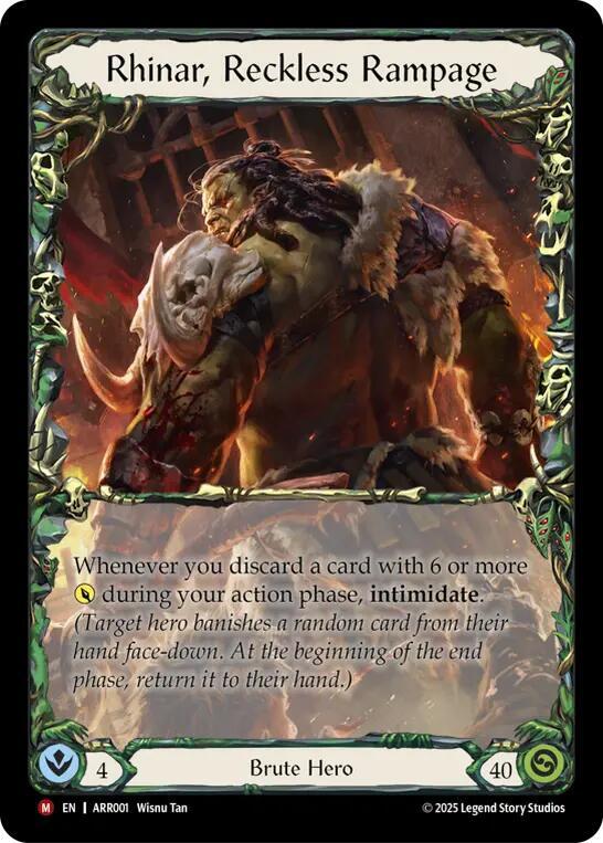 Rhinar, Reckless Rampage card image