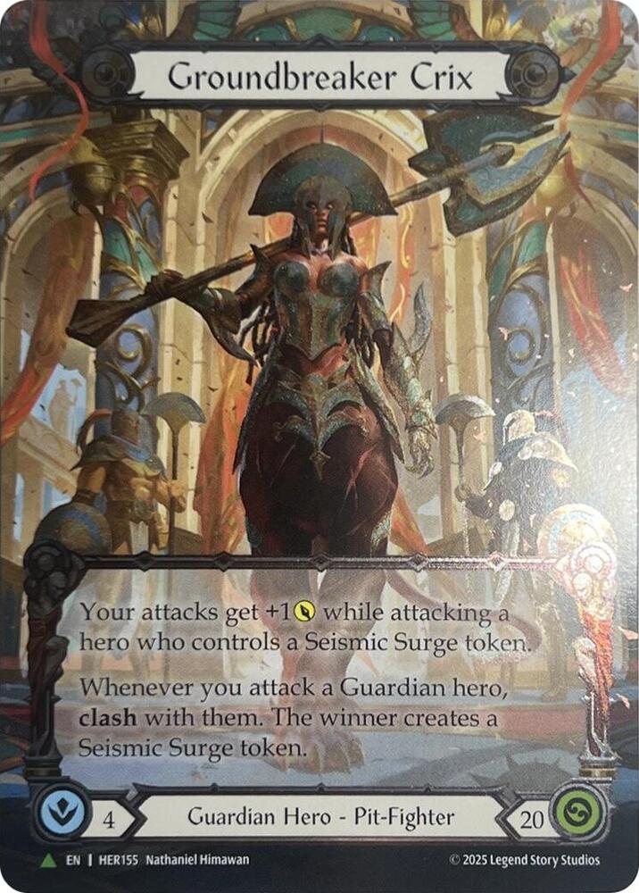 Groundbreaker Crix - HER155 card image