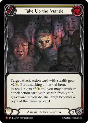 Take Up the Mantle card image