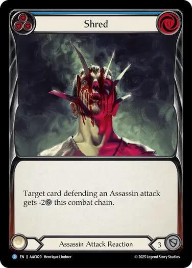 Shred (Blue) card image