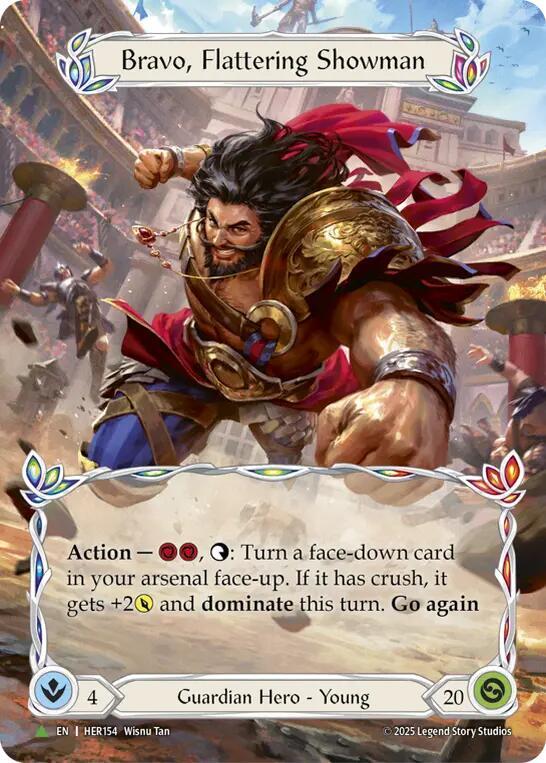 Bravo, Flattering Showman - HER154 card image