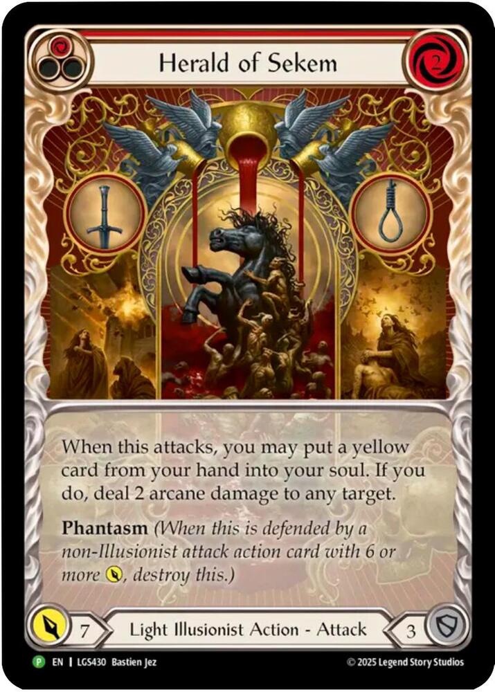 Herald of Sekem - LGS430 (Extended Art) card image