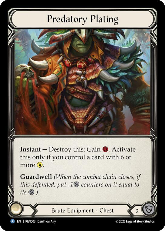Predatory Plating card image