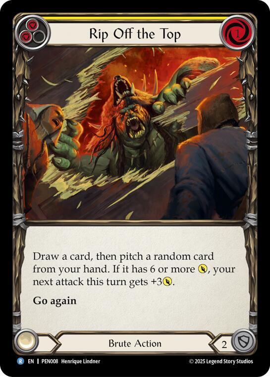 Rip Off The Top (Yellow) card image