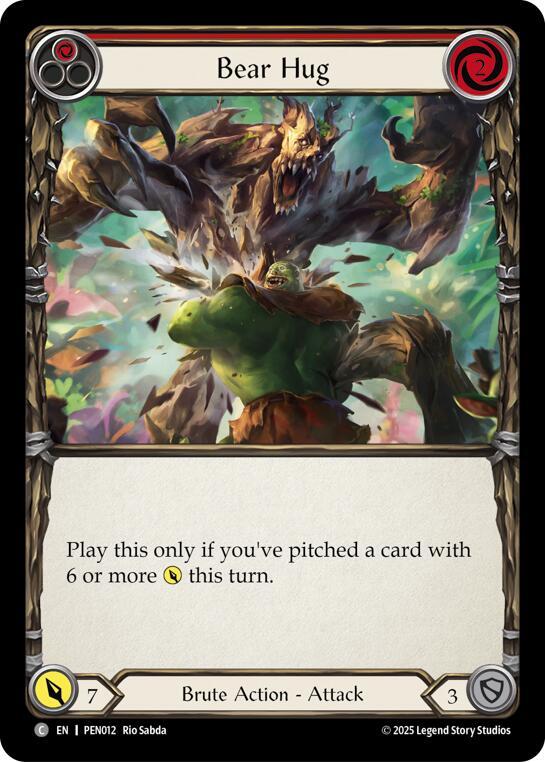 Bear Hug (Red) card image