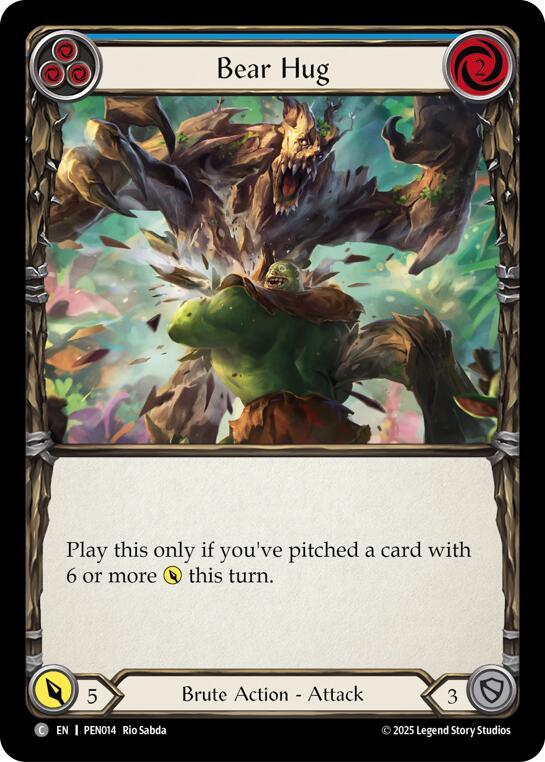 Bear Hug (Blue) card image
