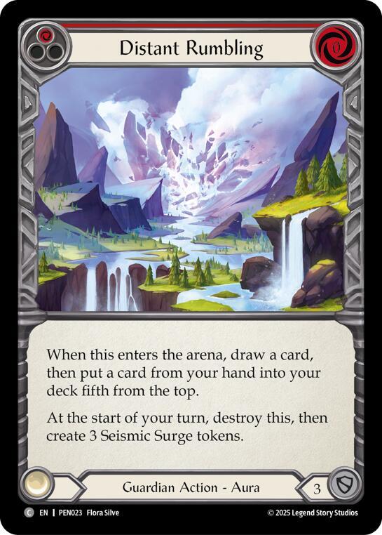Distant Rumbling (Red) card image