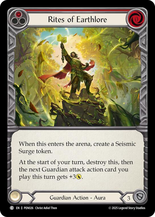 Rites Of Earthlore (Red) card image