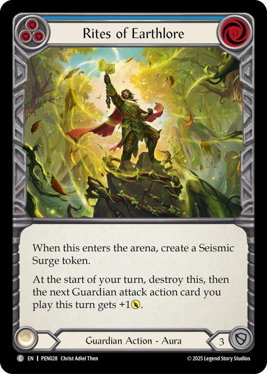 Rites Of Earthlore (Blue) card image