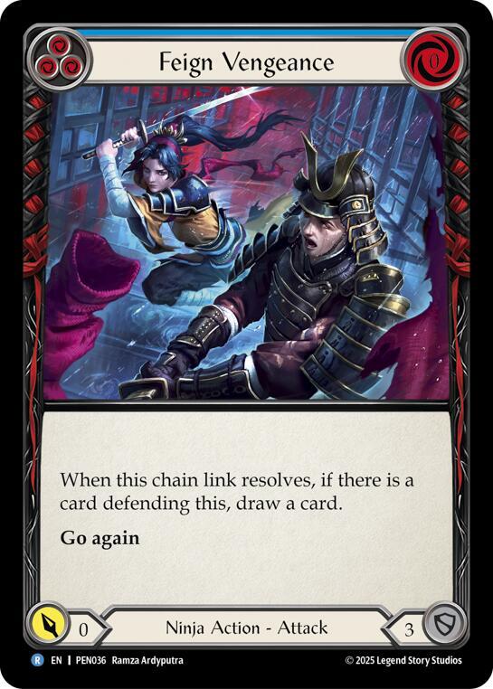 Feign Vengeance (Blue) card image