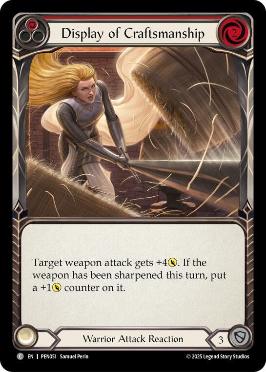 Display Of Craftsmanship (Red) card image