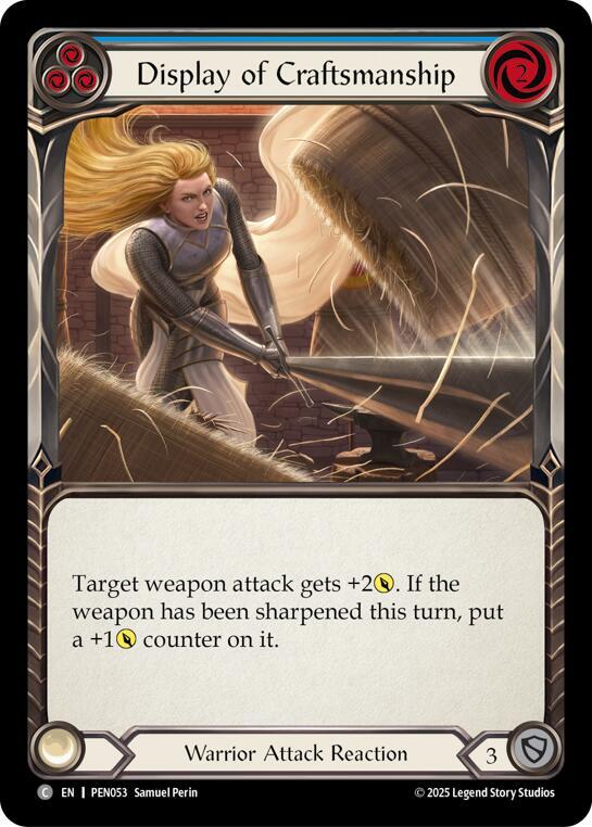 Display Of Craftsmanship (Blue) card image