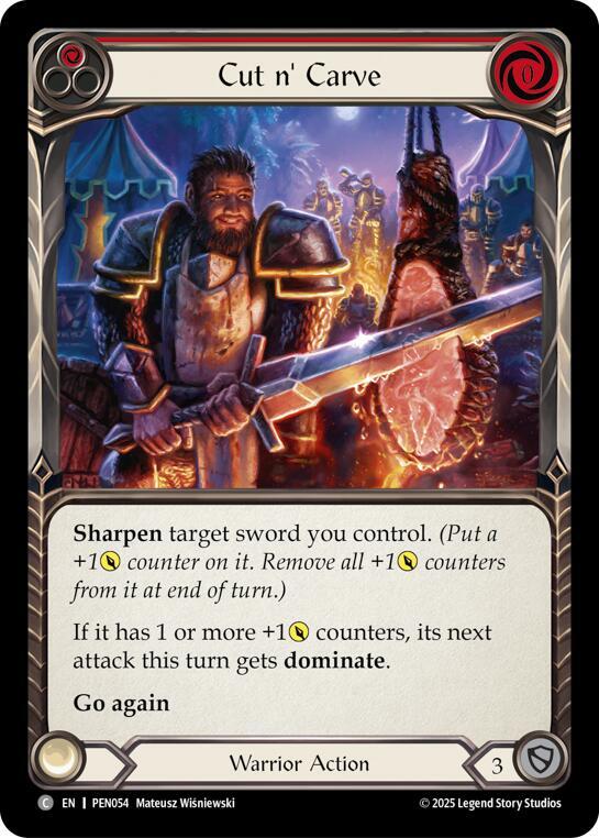Cut N' Carve (Red) card image