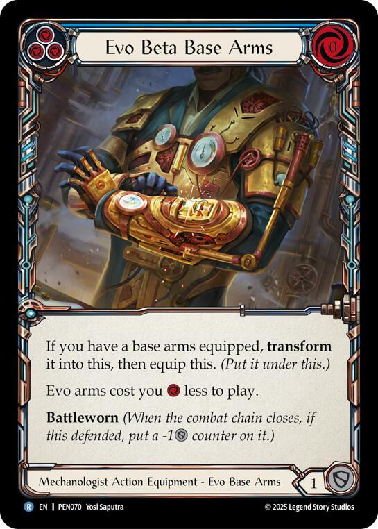 Evo Beta Base Arms (Blue) card image