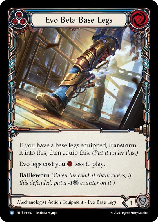 Evo Beta Base Legs (Blue) card image