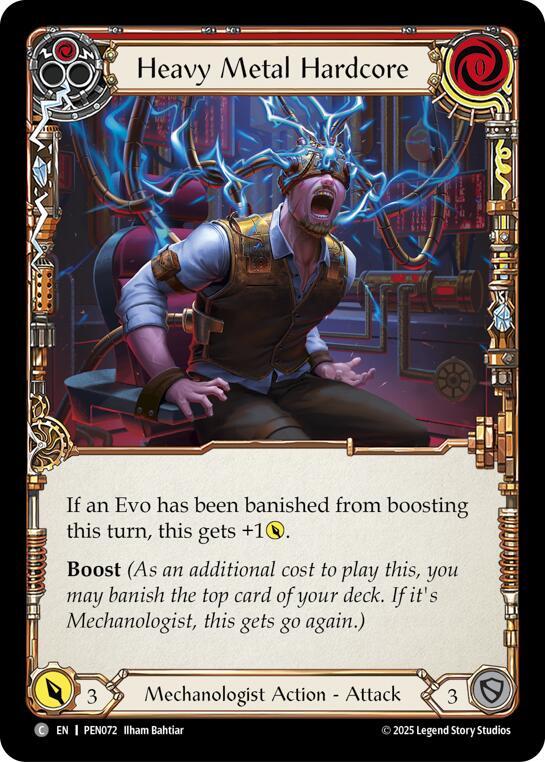 Heavy Metal Hardcore (Red) card image