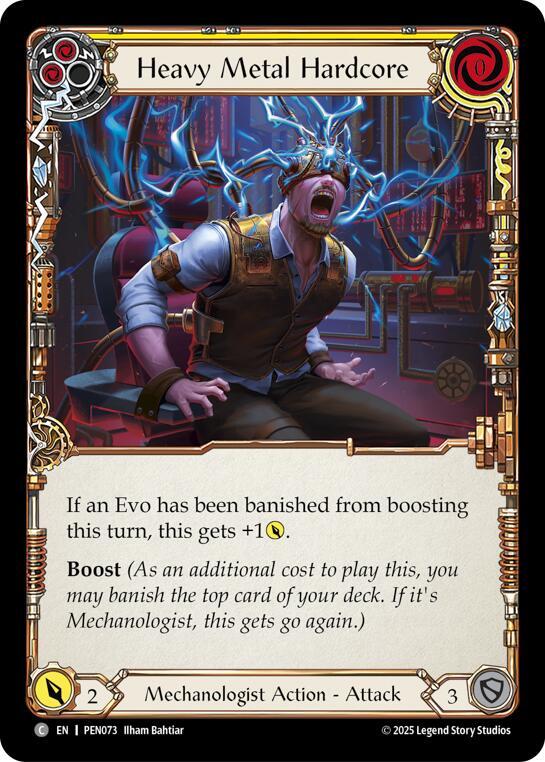 Heavy Metal Hardcore (Yellow) card image