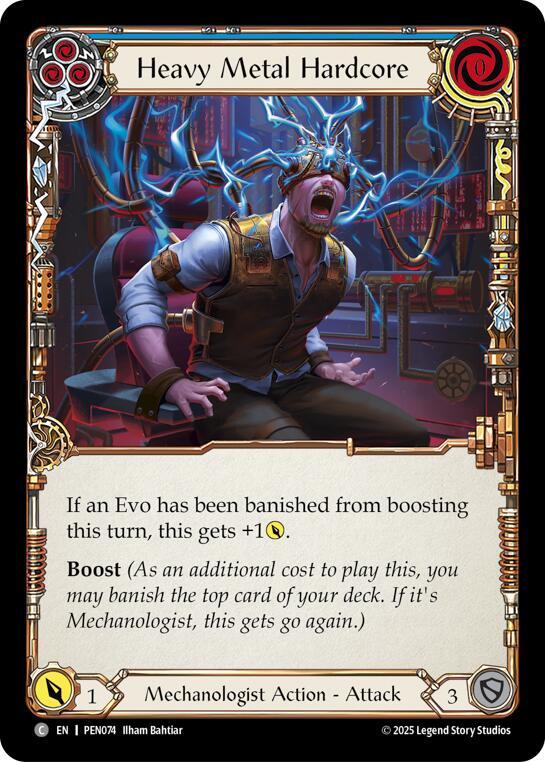 Heavy Metal Hardcore (Blue) card image