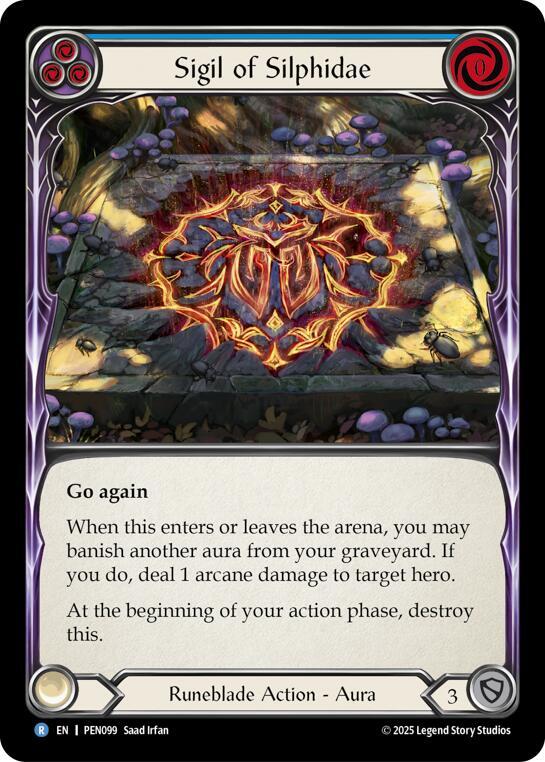 Sigil Of Silphidae (Blue) card image