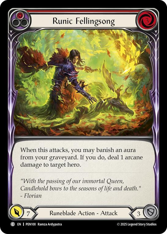Runic Fellingsong (Red) card image