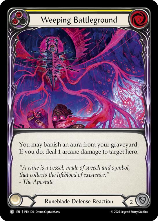 Weeping Battleground (Yellow) card image