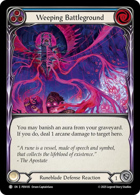 Weeping Battleground (Blue) card image