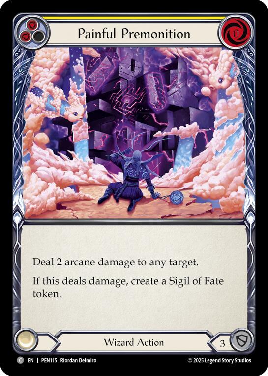 Painful Premonition (Yellow) card image